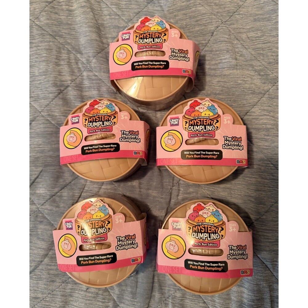 Squishy Mystery Dumpling Bun RMS Pork Bun Edition Mystery Viral Crazy Fun